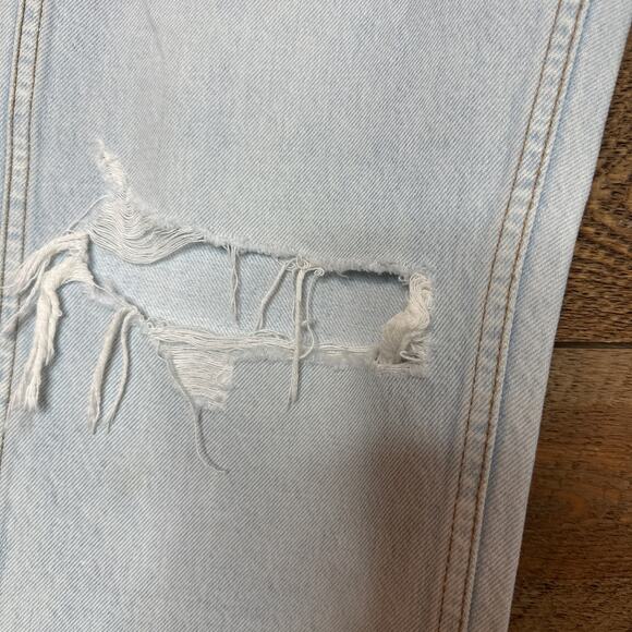 RE/DONE High Rise Loose Fit in Bleach Destroy Color Size 26 NWOT - Picture 6 of 12